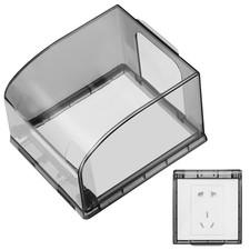 Waterproof Outlet Cover Grey - Indoor Electrical Socket Protector for Wall Re...
