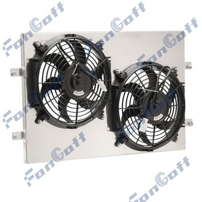 Aluminum Shroud Electric Fan For 1963-1974 1972 AMC Javelin AMX Rambler V8 GAS-