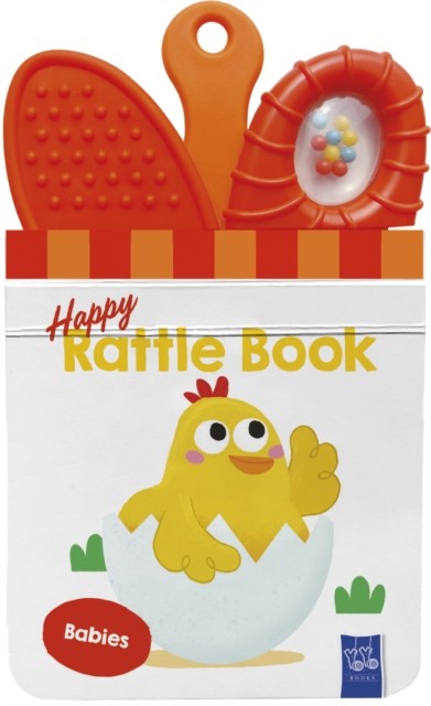 Happy Rattle Book Babies (Board book)