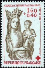 France Yvert Num 2295 Cross Red 1983