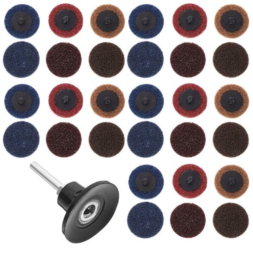 45PC 2Inch Sanding Discs Pad With 1/4 Inch Holder Grinder Kit | eBay