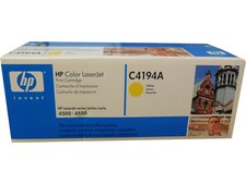 HP C4194A 640A Yellow Toner Cartridge Genuine OEM
