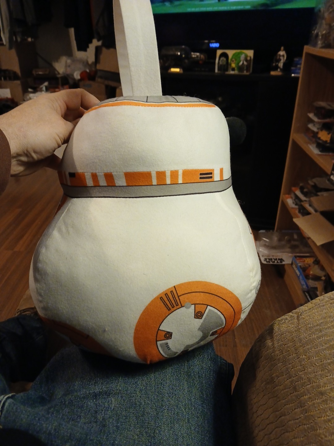 Halloween Treat Bucket Easter Basket Star Wars BB-8 Jumbo Plush 11.5"