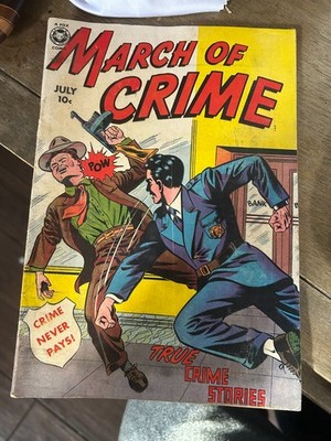 March Of Crime 7 CGC 3.0 Fox Features Syndicate 1950 LB Cole