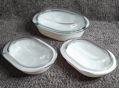 Fissler, Auflaufform - Mikrowellengeschirr, 2x 19 xm - 1x 25 cm