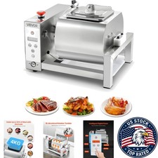 High-Quality 10L Stainless Steel Meat Tumbler - Perfect for Flavorful Marinating