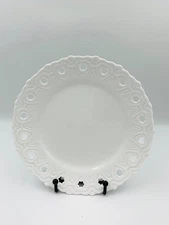 Home Essentials & beyond Basic Porcelana White Reticulated Salad Plate