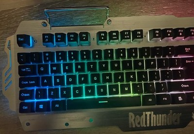 RedThunder K-900 Wired Semi-Mechanical Version Gaming Keyboard Metal Frame