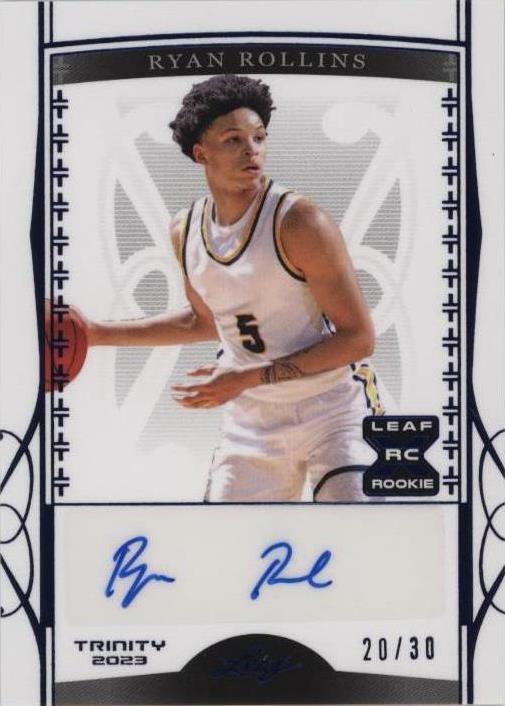 2022-23 Leaf Trinity - Ryan Rollins #BA-RR1 - 1 of 2