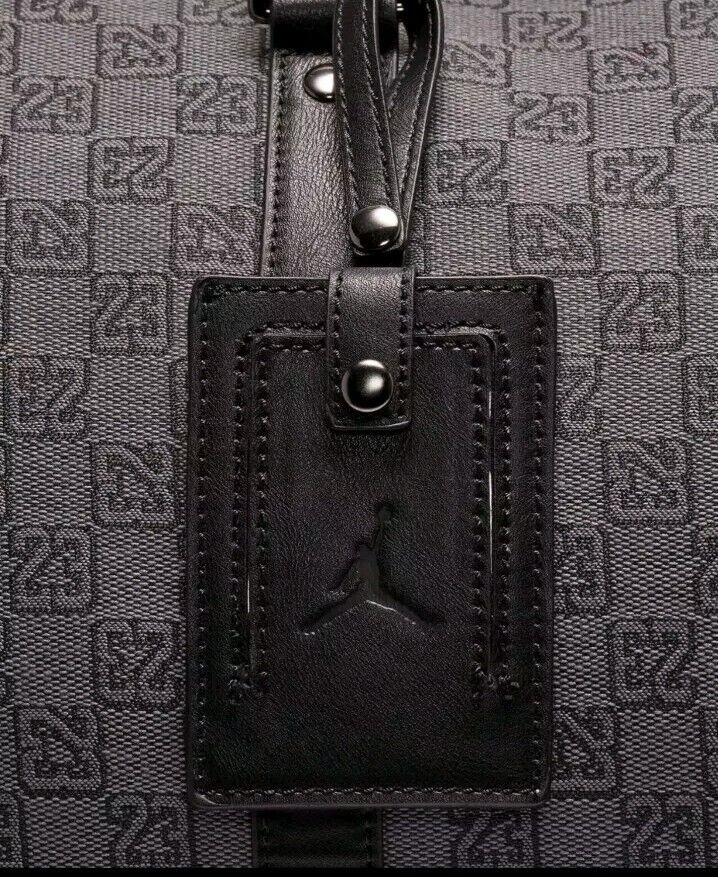 Jordan Monogram Duffle Bag (20L) Dark Smoke Grey Black Jordan Monogram Duffle Bag (20L) Dark Smoke Grey Black