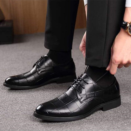 Scarpe da lavoro uomo stringate traspiranti scarpe casual coreane stile britannico basse