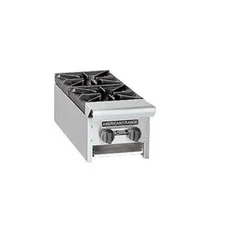 American Range ARHP-12-2, Counter Unit, 12 inch 2-Burner Manual Control Hotplate