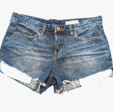 Blank NYC Little Queenie Cutoff Shorts Womens Size 28 Distressed Blue Jean-lp