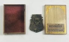 Lp Noi Coin 2497BE Talisman Pra Rahu Asura deva Guard Srisathong Temple box set