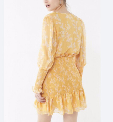 Keepsake The Label Embrace Floral Boho Smocked Long Sleeve Ruffle Dress L $200 | eBay Keepsake The Label Embrace Floral Boho Smocked Long Sleeve Ruffle Dress L $200 | eBay