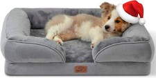 Supportive Waterproof Dog Sofa Bed - Medium Size