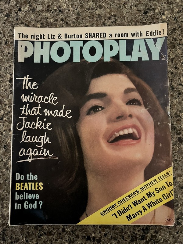 Photoplay Magazine July 1964 - Jackie, Beatles, Elvis, Chubby Checker, More