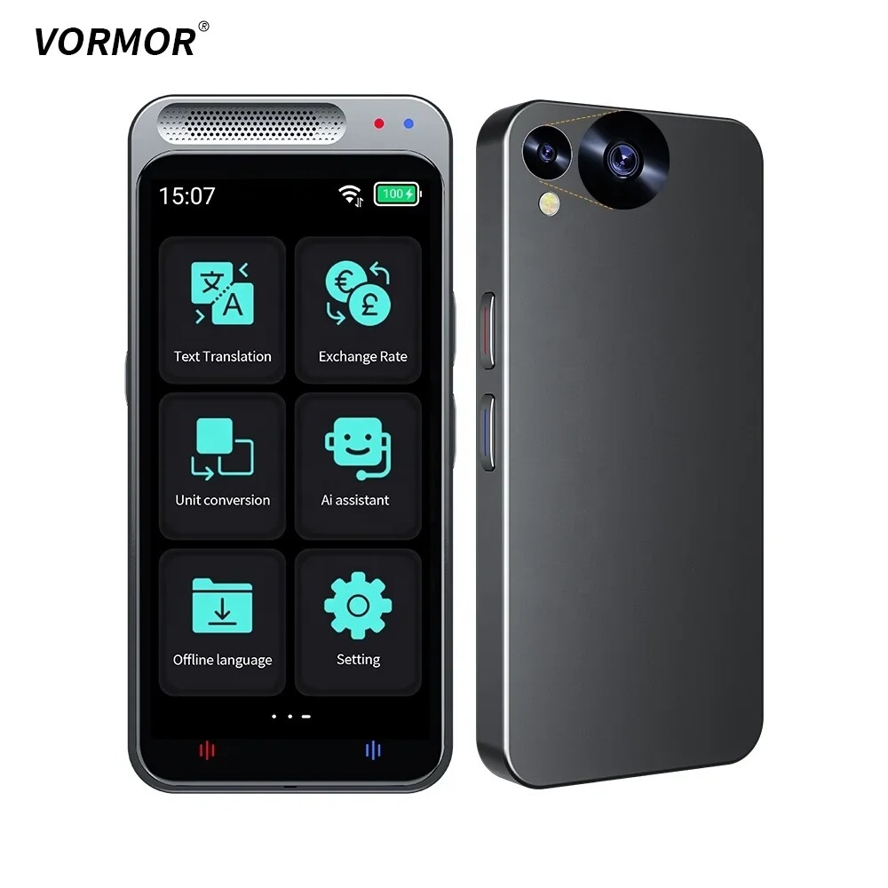 Vormor Z6 Portable Translator Wifi Bluetooth 138 Language Vormor Z6 Portable Translator Wifi Bluetooth 138 Language