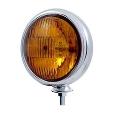 United Pacific C364007 12v Amber Vintage Fog W Light Adjustable Mount 1 Unit