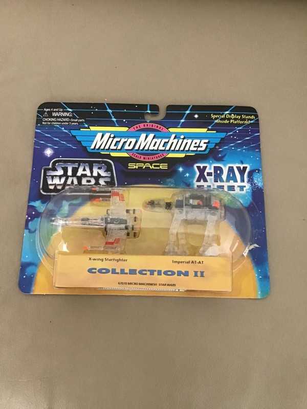 Galoob Star Wars Micro Machines Space X-Ray Fleet Collection II (2) AT-AT X-Wing