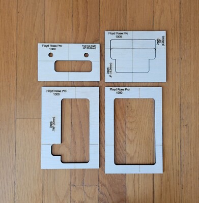 Floyd Rose Pro 1000 Bridge Routing Template (6, or 7 string)