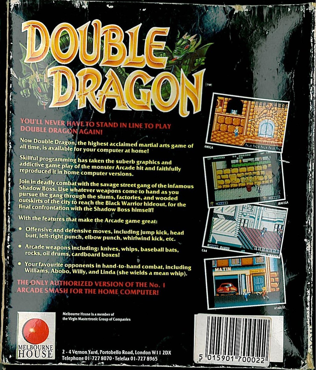 Double Dragon Sinclair ZX Spectrum Game | eBay UK