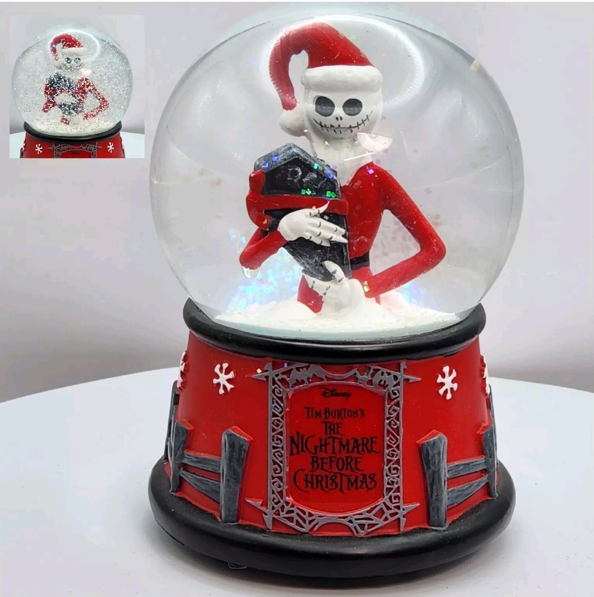 Nightmare Before Christmas Jack Skellington Musical Snow