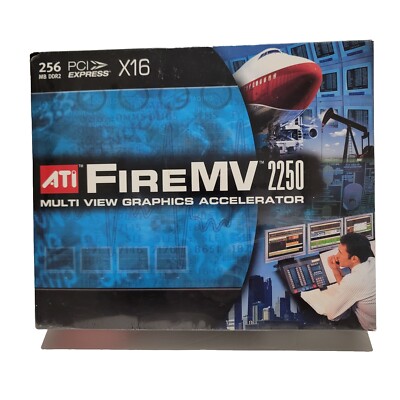 ATI FireMV 2250 256MB DDR2 PCI Express x 16 Video Graphics Card 100-505175 NEW