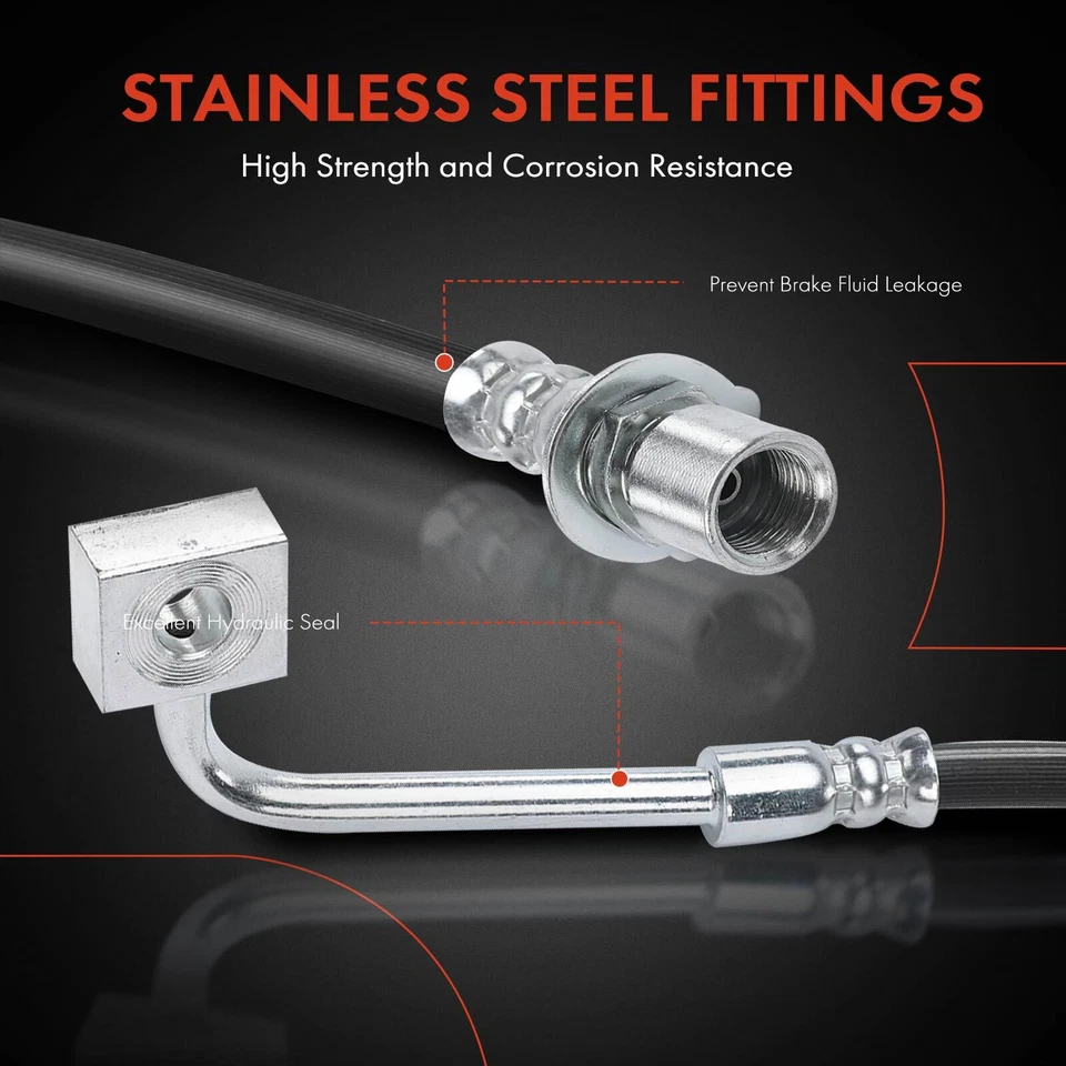 Manguera hidráulica de freno delantero LH Driver para Dodge Ram 4500 Ram 5500 08-10 Ram 4500 Foto 4 de 4