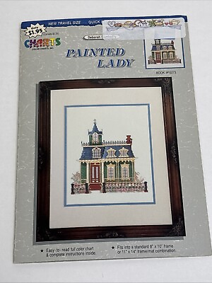 #ad #ad Color Charts Painted Lady by Deborah Cambell Cross Stitch Pattern $9.00