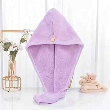 1pc Super Absorbent Womens Hair Drying Towel Hat .