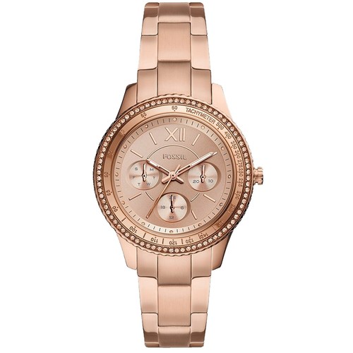 FOSSIL ローズゴールドBQ1108 New Fossil Ladies Rose Gold Tone Watch Rose Gold BQ1108 | eBay