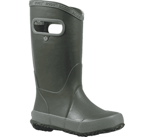 dark green rain boots