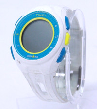 Timex Ironman Women's Gps TW5K95300 White Resin Quartz Sport Watch UNTESTED