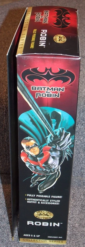 Figura de Robin Kenner Batman & Robin 1997 vintage de 12 pulgadas nueva en caja Foto 3 de 4