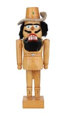 Vintage  7.5" Erzgebirge? DDR GDR Wood Nutcracker German Soldier