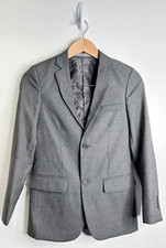 Paisley Of London Boy Blazer Gray Two Button Size 12 Formal Wear
