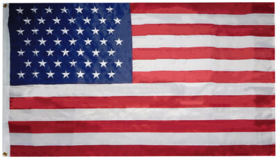 ZO3 アメリカ国旗　日本製？ 49 Star American Flag 3x5 Sewn Nylon HEAVY DUTY 210D DOUBLE SIDED