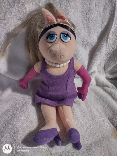 Disney Theme Parks 2000 Authentic Original Muppets Miss Piggy Plush Doll - Picture 2 of 7