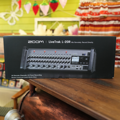 Zoom LiveTrak L-20R Rackmount Digital Mixer Recorder 20ch 22Input Zoom LiveTrak L-20R Rackmount Digital Mixer Recorder 20ch 22Input