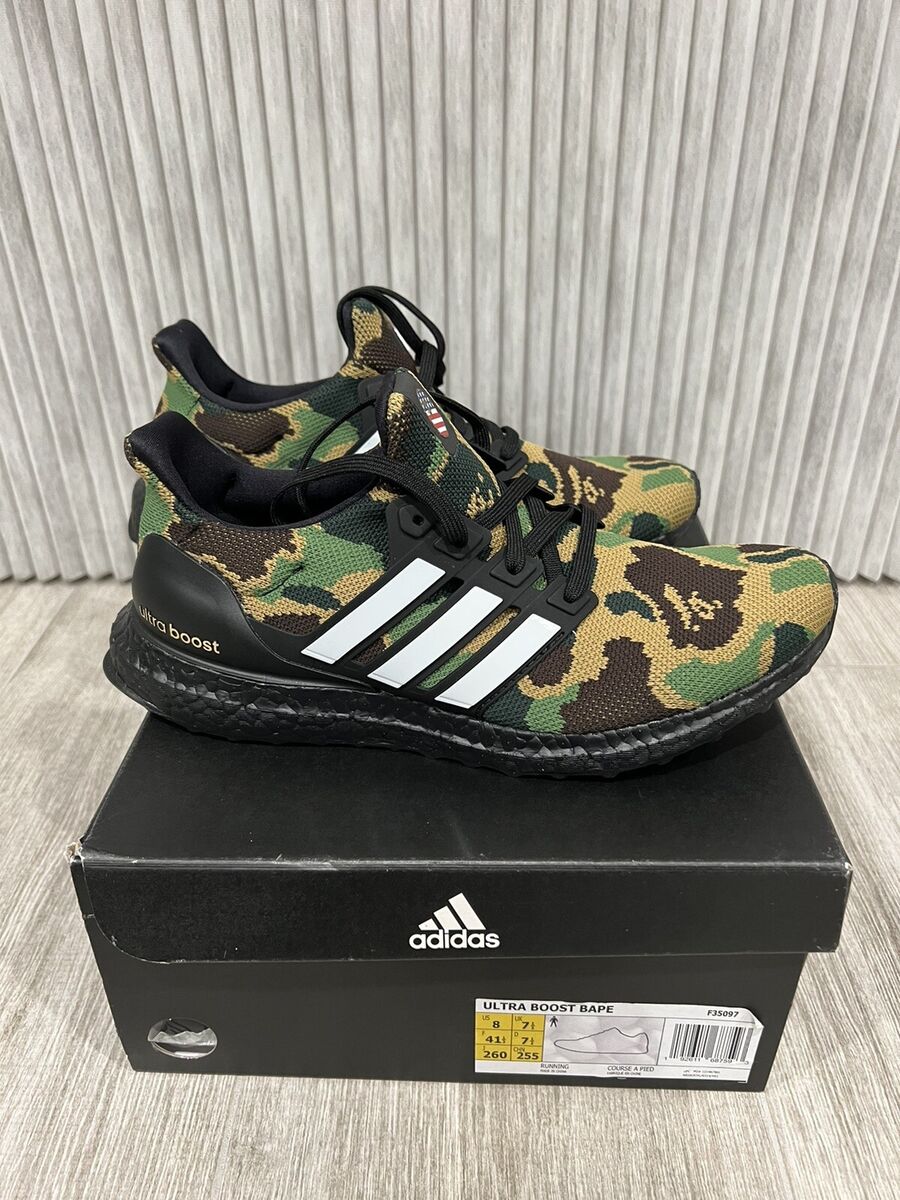 NEW 2019 Adidas Ultra Boost 4.0 Bape Camo Sz 8 Mens Bathing NEW 2019 Adidas Ultra Boost 4.0 Bape Camo Sz 8 Mens Bathing