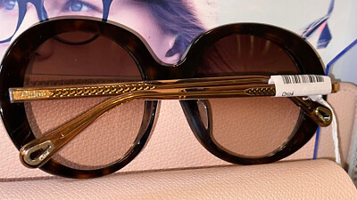Chloé CH0007SA-004 Sunglasses Havana Frames Brown Shaded  display picture 2