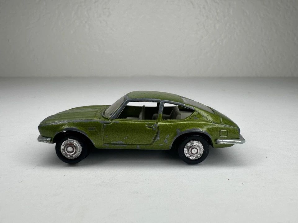 Coche Fiat Dino Vintage Playart Verde - Modelo Die-Cast Coleccionable en Buen Estado Foto 4 de 4