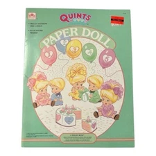 NOS Vintage Quints Paper Doll Book 1990