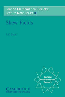 Skew Fields Draxl Paperback Cambridge University Press 9780521272742