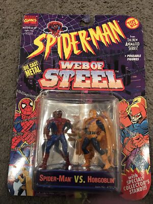 Toy Biz Spider-Man Web of Steel Spider-Man vs Hobgoblin NEW 1994