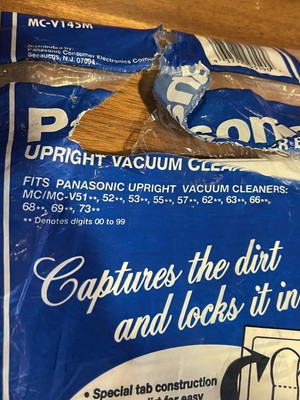 Sacchetti Aspirapolvere Panasonic Sacchetti Per Aspirapolvere Panasonic - Tipo U-6, Modello MC-V145M, Confezione Da 3 Pezzi Sacchetti Aspirapolvere Panasonic MC-V145M - Foto 7