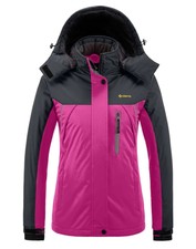 Gemyse Women S Mountain Waterproof Ski Jacket Windproof Fleece Outdoor Size L