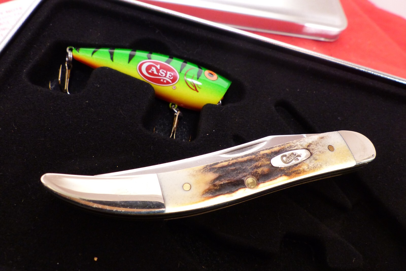 Case XX USA 4.25" 520094F SS Stag Texas Toothpick Fishing Fish Knife