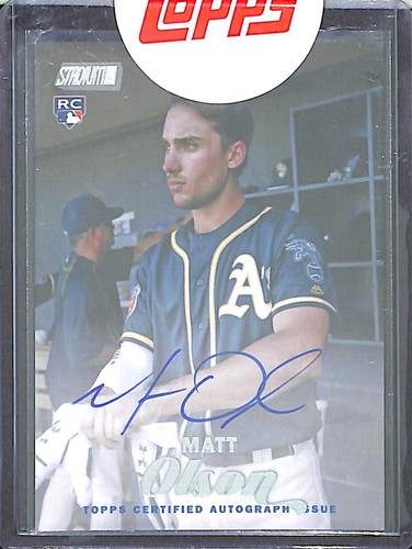 Matt Olson #SCA-MO 2017 Stadium Club Autographs card